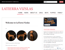 Tablet Screenshot of latierravizslas.com